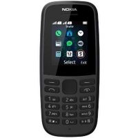 Téléphone mobile - Nokia - 105 TA1175 DS FR NOIR - Batterie longue durée - Design ergonomique
