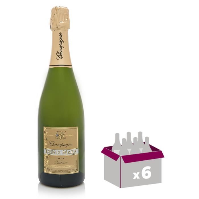 DENIS MARX Champagne - Brut - 75 cl x 6