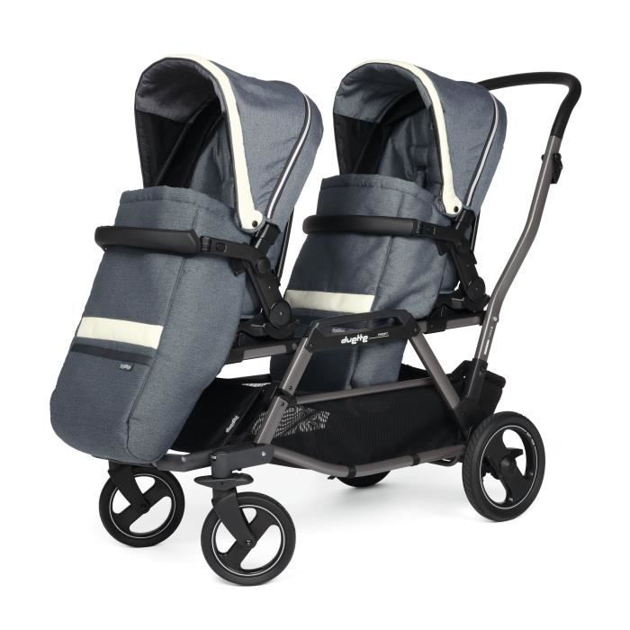 PEG PEREGO Poussette double Duette Piroet - Luxe mirage