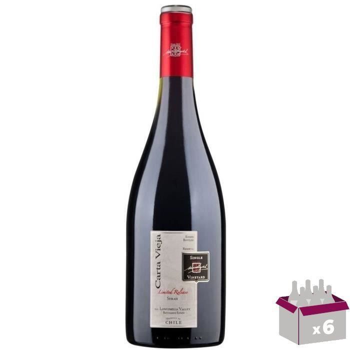 Carta Vieja Reserva 2016 Syrah - Vin rouge du Chili