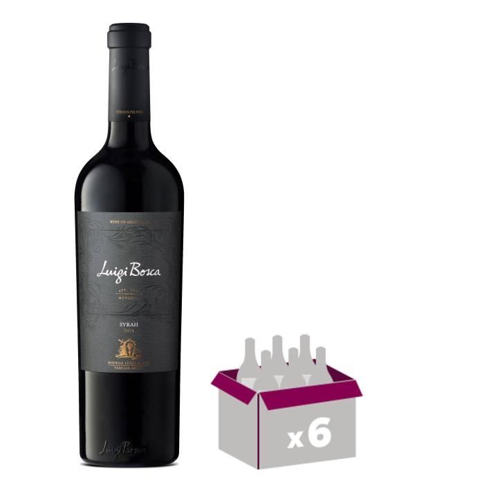 LUNGI BOSCA Reserva Syrah Vin d'Argentine - Rouge - 75 cl x 6