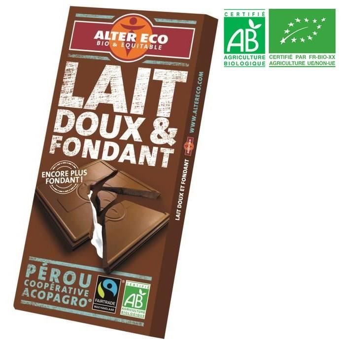 Choc lait fond 100g alt.eco bio