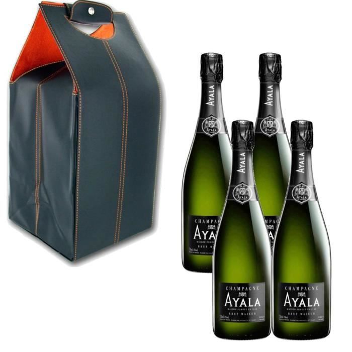 Coffret Cuir Champagne Ayala Brut Majeur