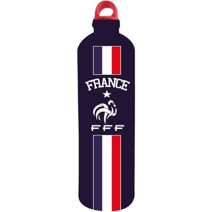 Gourde aluminium Fédération Francaise de Football FFF - Contenance : 750 ml