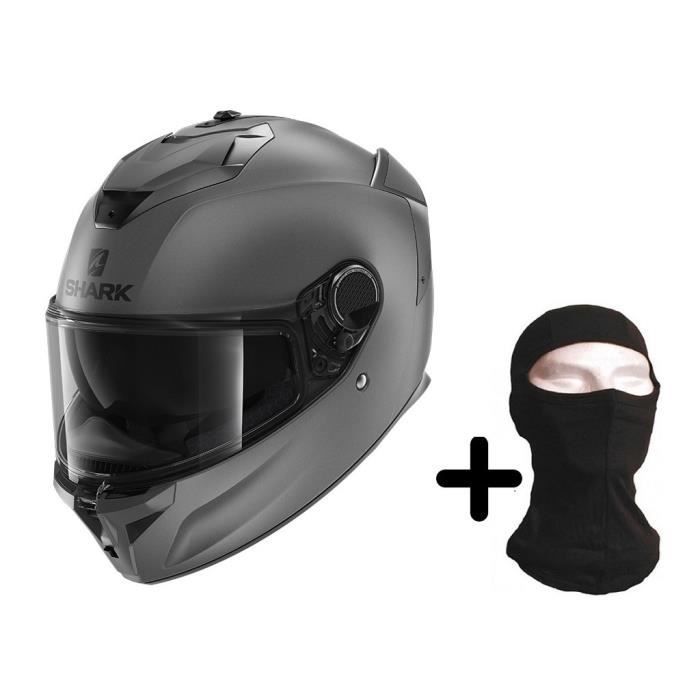 SHARK Casque moto intégral Spartan GT + Cagoule - Anthracite mat