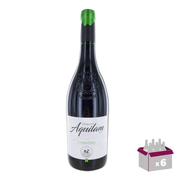 Domaine Aquilam 2017 Corbières - Vin rouge du Languedoc x6