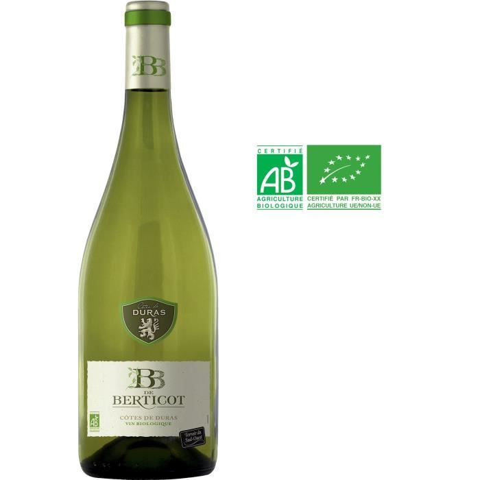 BB de Berticot 2019 Côtes de Duras - Vin blanc du Sud-Ouest - Bio
