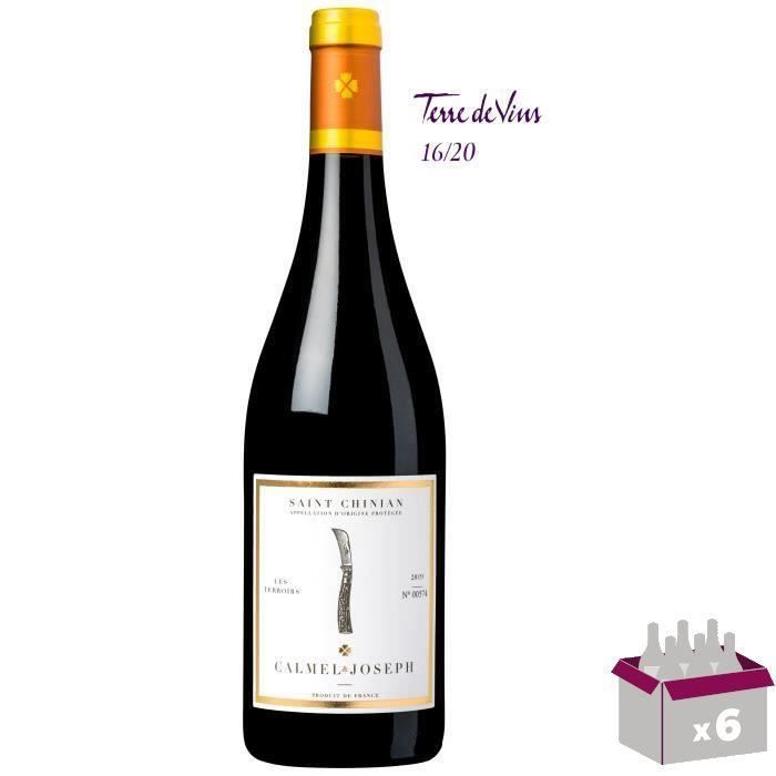 Calmel & Joseph 2019 Saint Chinian - Vin rouge de Languedoc-Roussillon x6