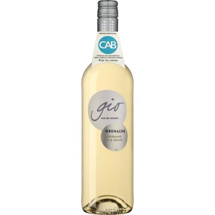 Gérard Bertrand Gio Grenache Blanc IGP Pays d'Oc - Vin blanc du Languedoc-Roussillon