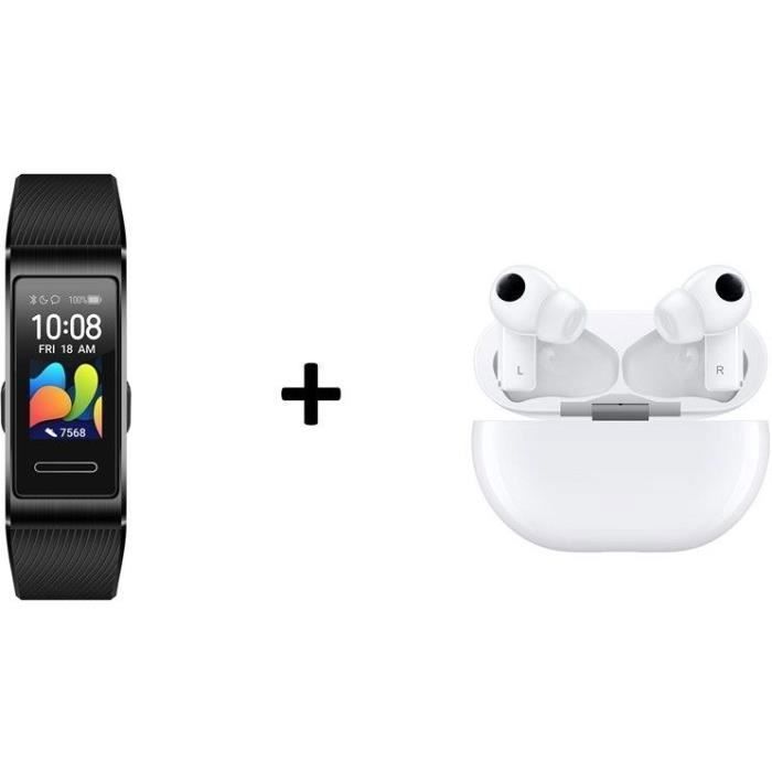 HUAWEI FREEBUDS PRO WHITE + BAND 4 PRO BLACK