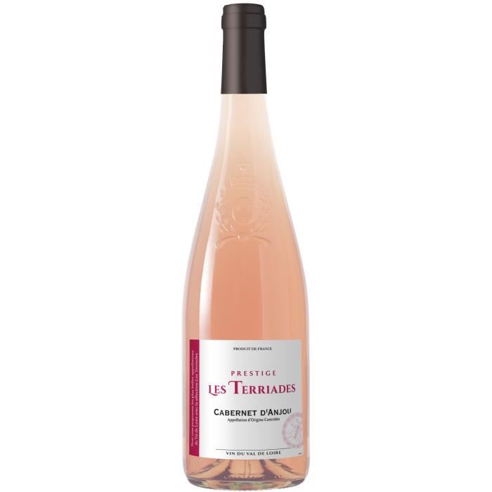 Prestige Les Terriades Cabernet d'Anjou - Vin rosé de la Val de Loire