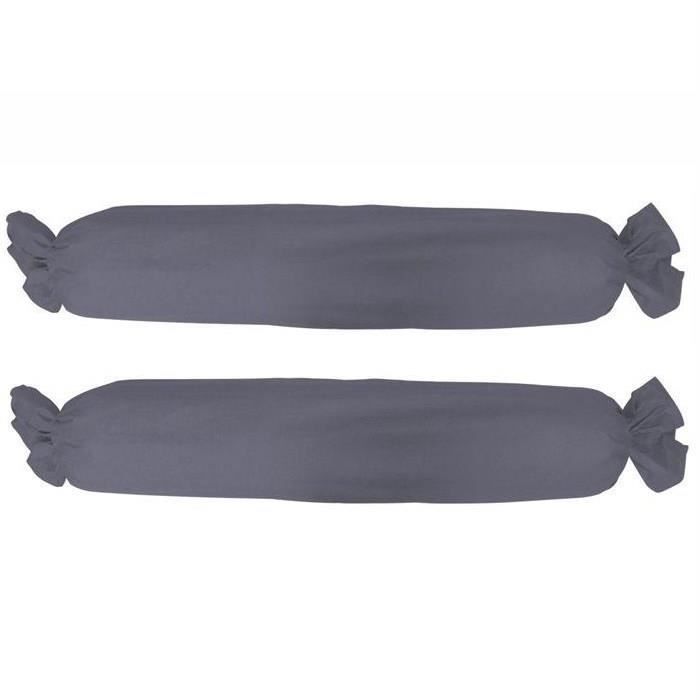 TODAY Lot de 2 taies de traversin 45x185 cm canon de fusil