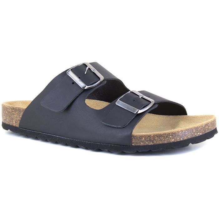 J.BRADFORD Chaussures Sandales JB-Malaga Noir Homme