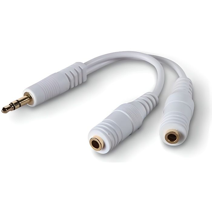 BELKIN F8V234EAWHT-APL Doubleur de casque