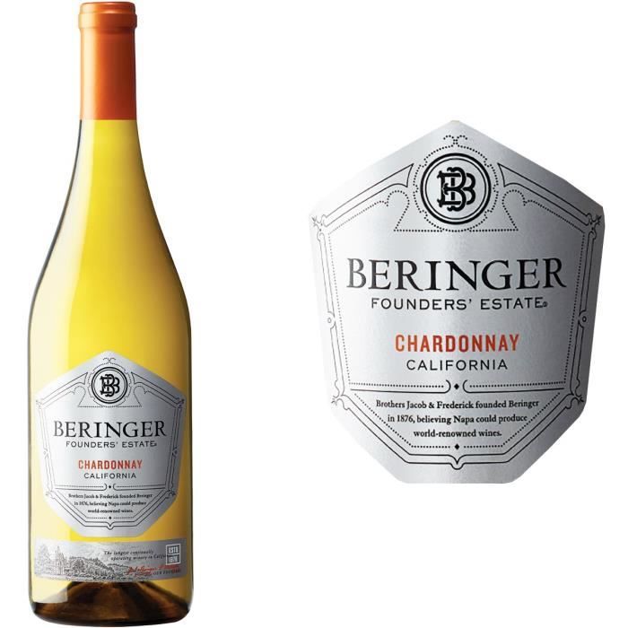 Beringer Founder Estate Chardonnay Californie -...