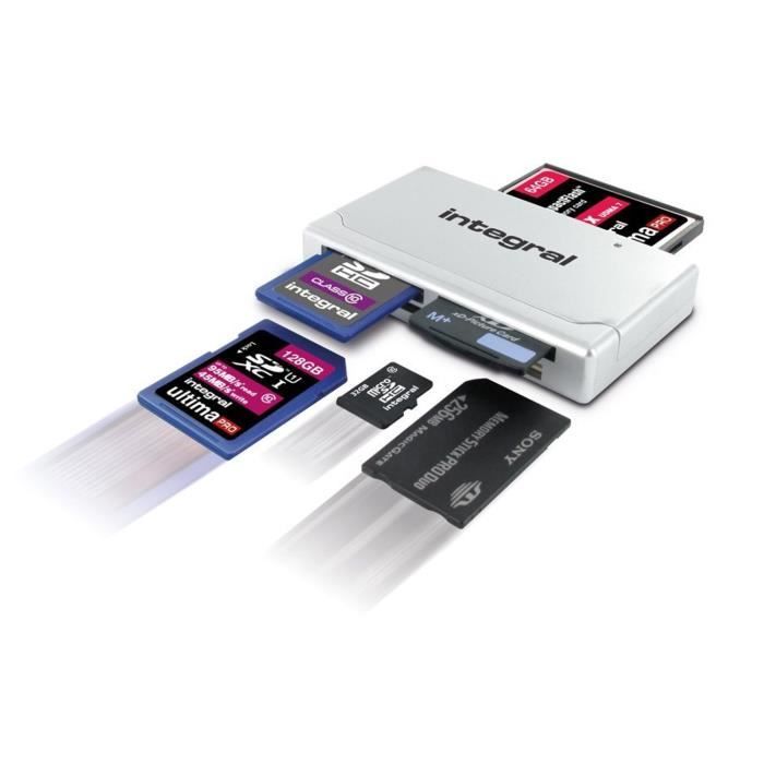 Integral Lecteur de carte mémoire Multi USB 2.0 / Micro SD