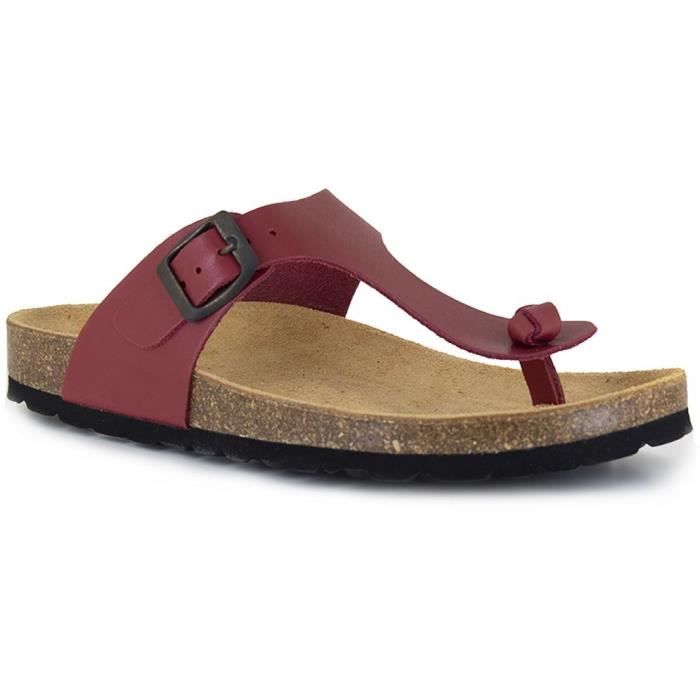 J.BRADFORD Chaussures Sandales JB-Abadia Rouge Femme