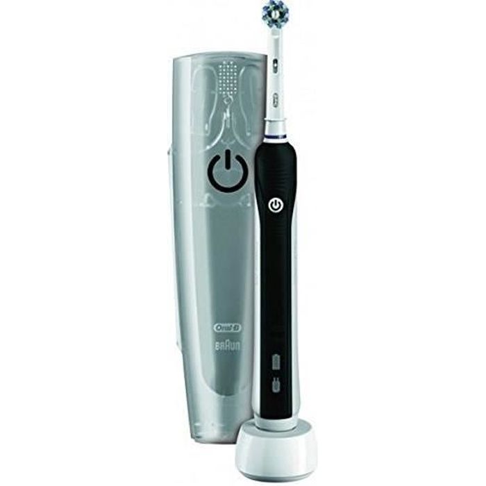 Brosse à dents électrique Oral B Pro 750 + Etui de voyage noir