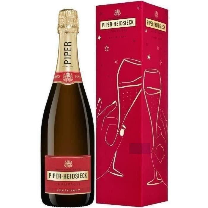 Champagne Piper Heidsieck Brut avec étui Dash