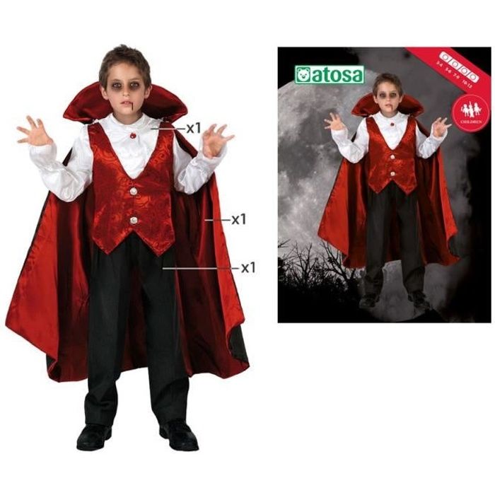 ATOSA Déguisement de vampire Garçon