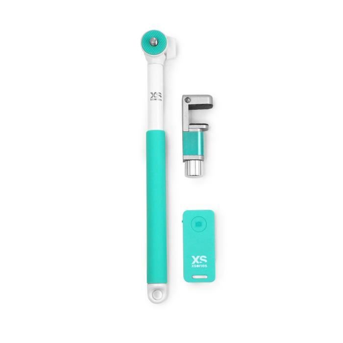 XSORIES Perche Selfie Me-Shot Deluxe 2.0 - Turquoise et Blanc