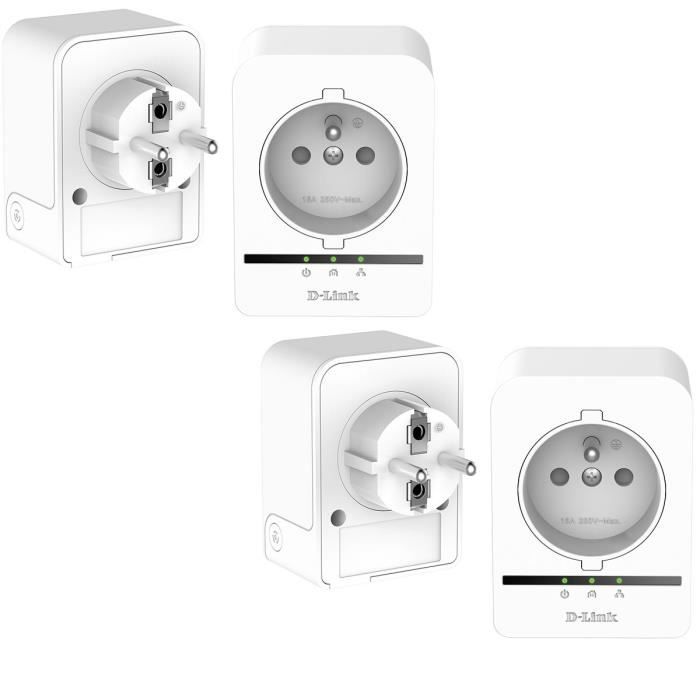 D-Link Pack 4 adaptateurs CPL 500mbps avec prise intégrée