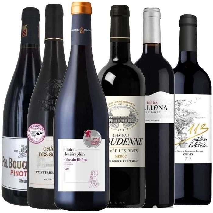 Pack 6 bouteilles spécial Apéro Rouge