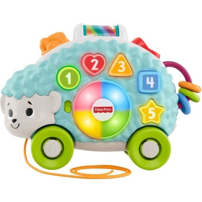 Fisher-Price - Louison le Hérisson Linkimals - Jouet d'éveil bébé - Dès 9 mois