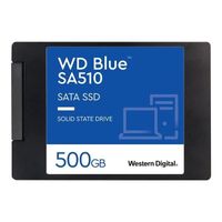 WESTERN DIGITAL Disque dur SA510 - SATA SSD - 500GB interne - Format 2.5" - Bleu