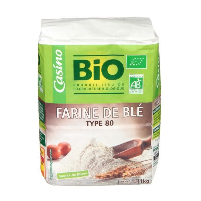 Farine semi complète bio T80
