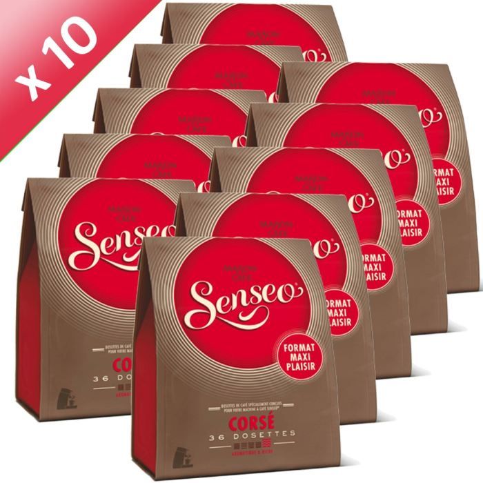 SENSEO Corsé 36 Dosettes 250g (x10)