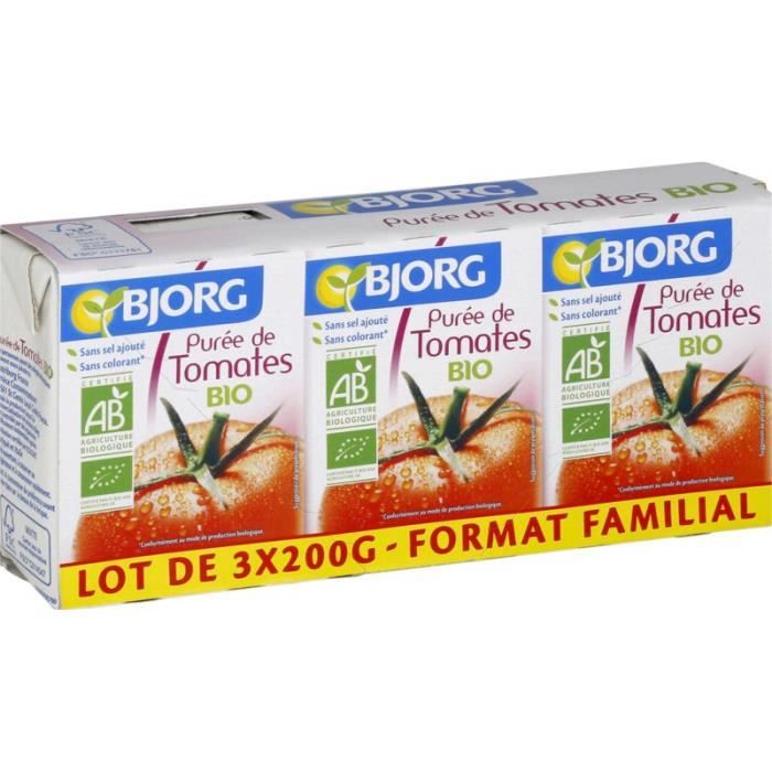 Coulis tomate bio 3x200g