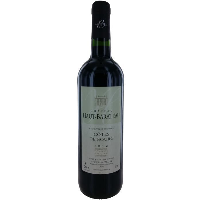 Château Haut-Barateau 2012 Côtes de Bourg - Vin rouge de Bordeaux