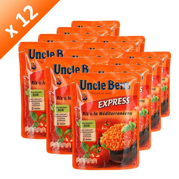 LUSTUCRU Riz Précuit Vapeur Sav. Méd. 250g (x12)