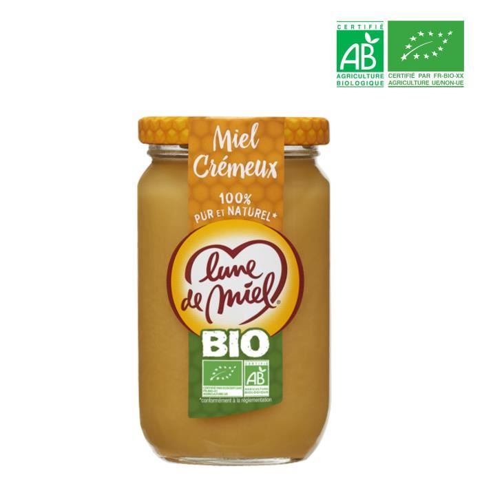 LUNE DE MIEL Miel Crémeux - 375 g - Bio