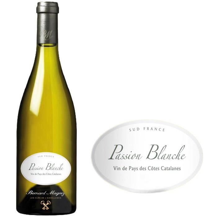 BERNARD MAGREZ Passion Blanche Côtes de Catalanes 2012 - Vin blanc - 75 cl