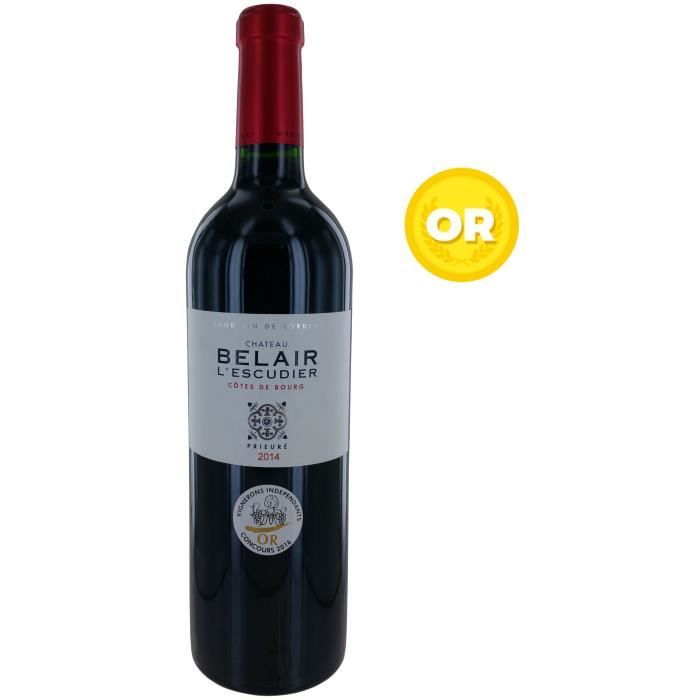 Château Belair L'Escudier 2014 Côtes de Bourg - Vin rouge de Bordeaux