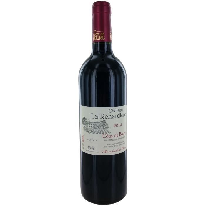 Château La Renardière 2014 Côtes de Bourg - Vin rouge de Bordeaux