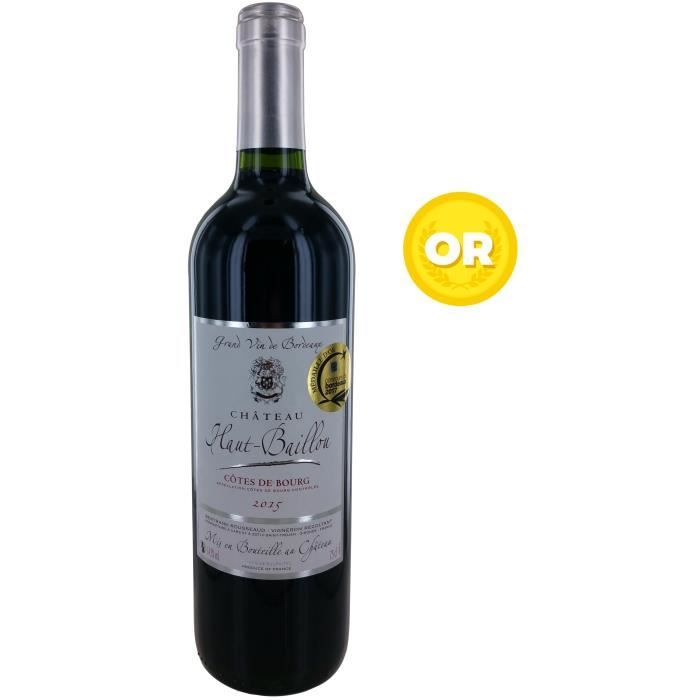 Château Haut-Baillou 2015 Côtes de Bourg - Vin rouge de Bordeaux