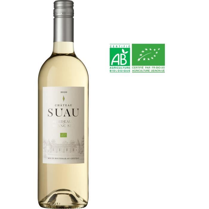 Château Suau 2021 Bordeaux - Vin blanc de Bordeaux - Bio