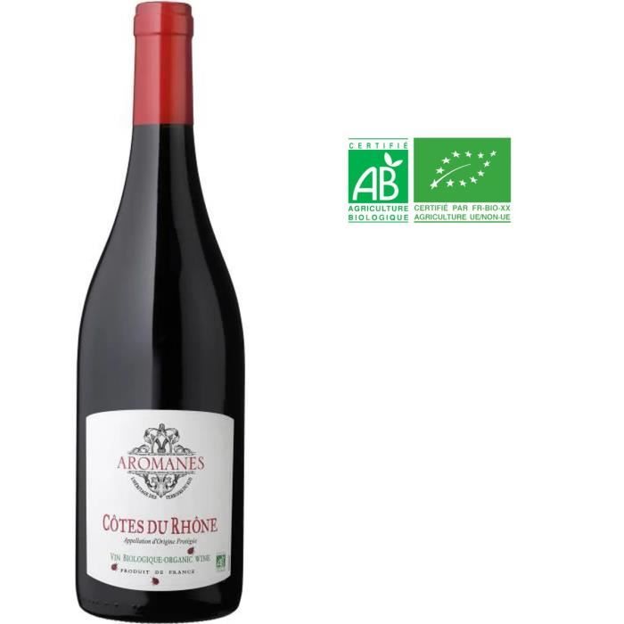 Aromanes 2019 Côtes du Rhone - Vin rouge de la Vallée du Rhône - Bio