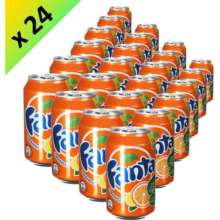 FANTA Orange Boite 33cl (x24)