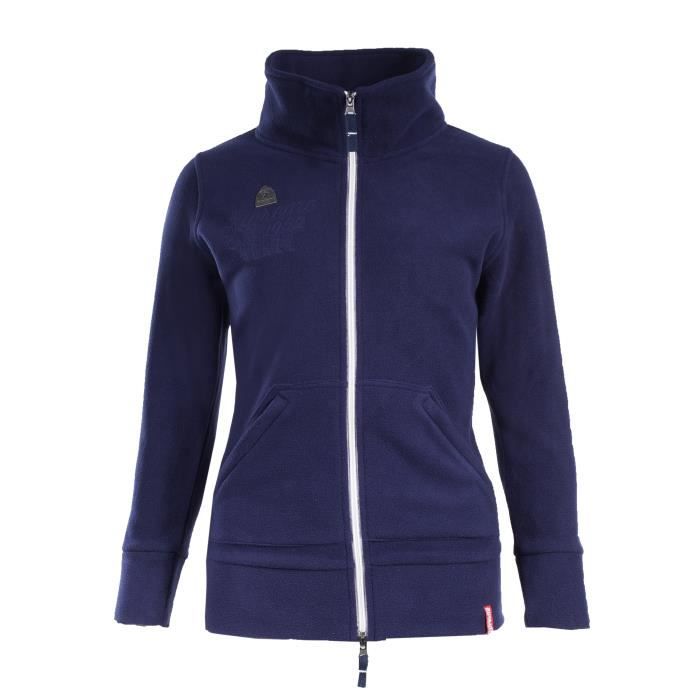 HORZE Veste polaire femme pour l'équitation Lanie - Bleu foncé