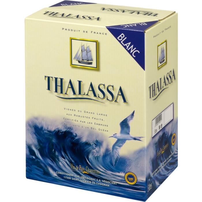 BIB 3L Vin pays Charentais Thalassa sauvignon