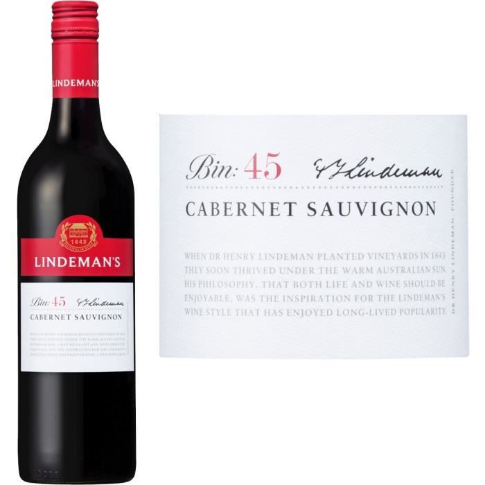 Lindeman's Bin 45 Cabernet Sauvignon - Vin rouge d'Australie