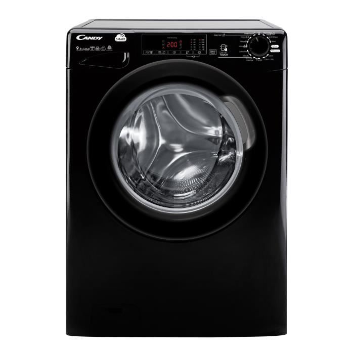 Lave Linge séchant - CANDY CSWS496TB - Frontal - Lav 9kg / Sech 6 kg - 60 cm Largeur - Classe A - 1400 tours / min - Noir