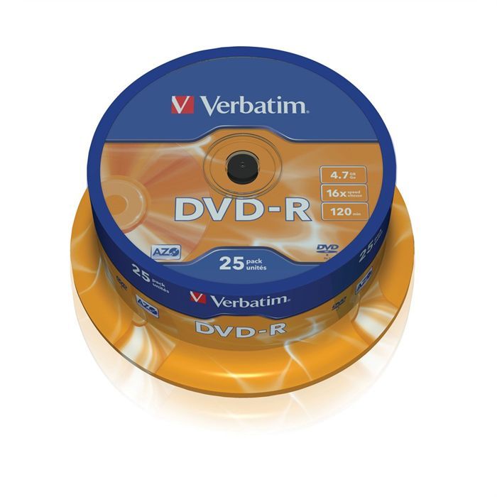 Verbatim DVD-R 120 Minutes 16x (25)