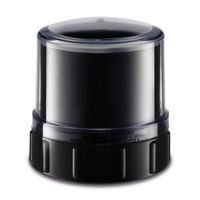 Hachoir - MOULINEX - Mini Hachoir pour Robot MasterChef Gourmet - Bol plastique - Couvercle Plastique - Noir