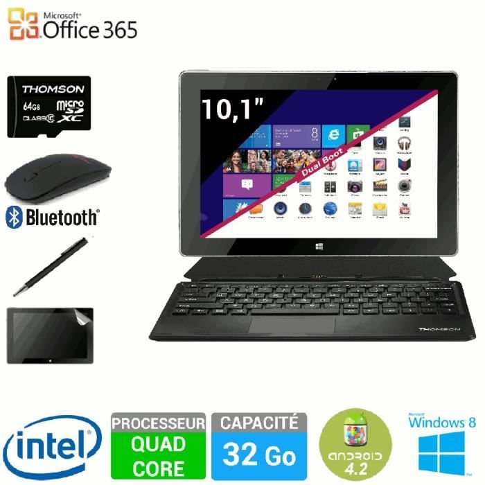 Thomson Tablette 2-en-1 10- (THBK1-10.32DBCA)
