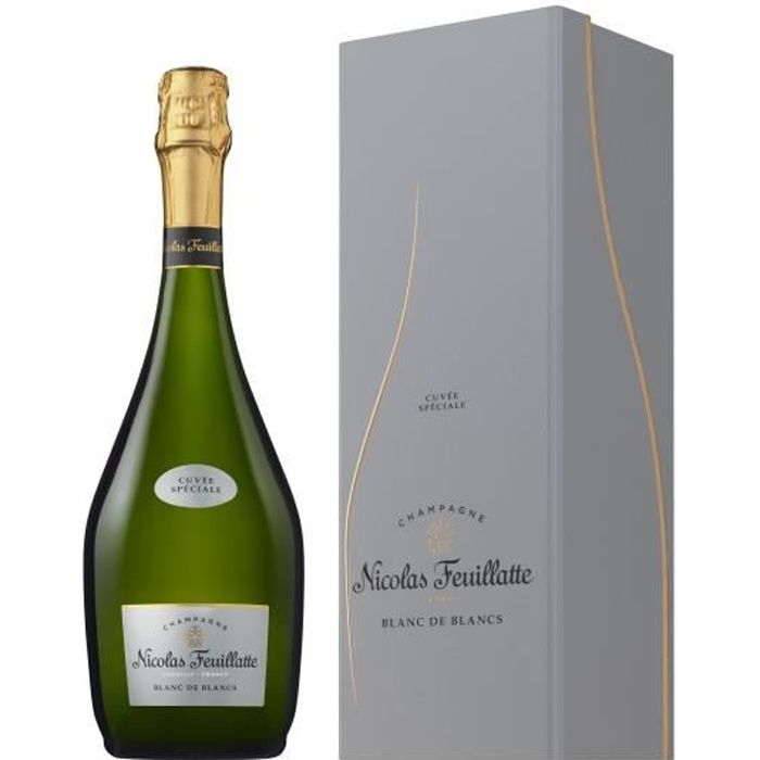 Nicolas Feuillatte Champagne Cuvée Spéciale Blanc de Blancs en coffret